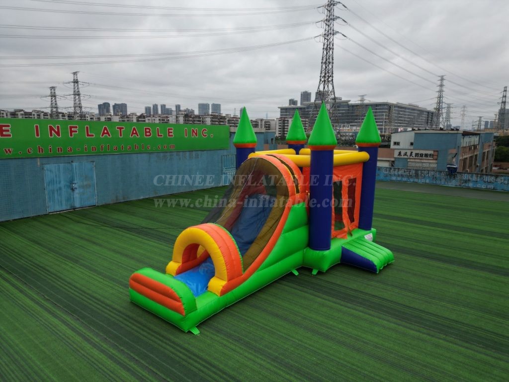 T5-197 Inflatable Castle Bounce House With Slide