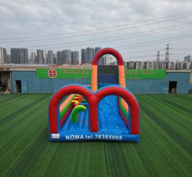 T8-324 Inflatable Giant Slide with Obstacle Course