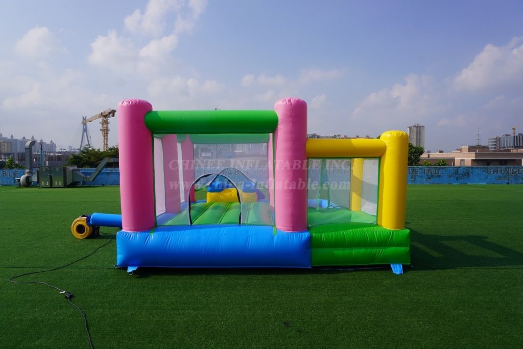 T2-2636 3-In-1 Inflatable Combos Party Bouncer With Slide &Amp; Pool