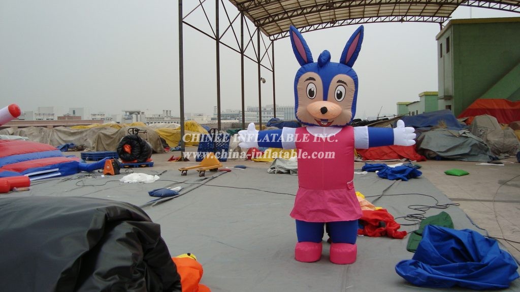 M1-281 Rabbit Inflatable Moving Cartoon