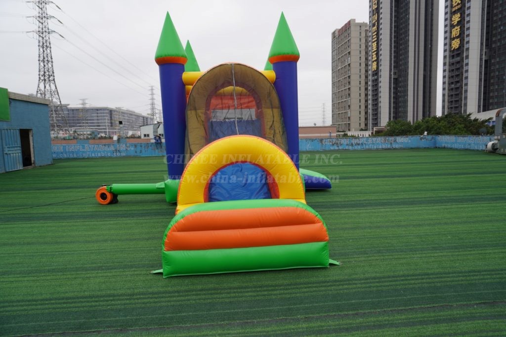 T5-197 Inflatable Castle Bounce House With Slide