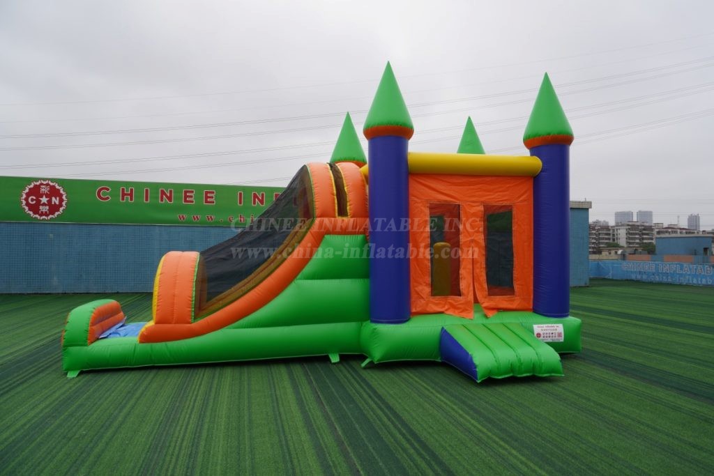 T5-197 Inflatable Castle Bounce House With Slide