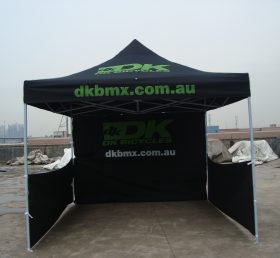 F1-30 Commercial Folding Black Canopy Tent