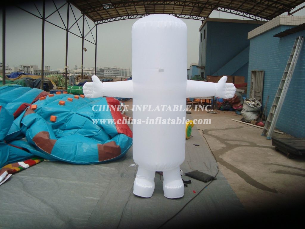 M1-242 White Inflatable Moving Cartoon