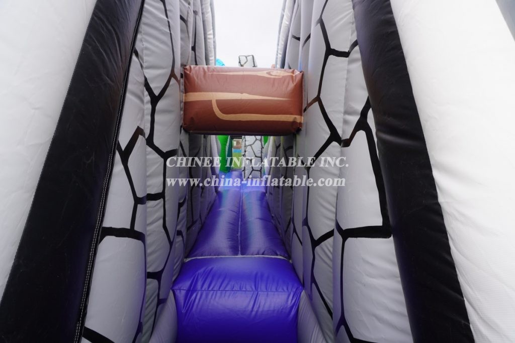 T6-472 Giant Jungle City Inflatable Safari Slide