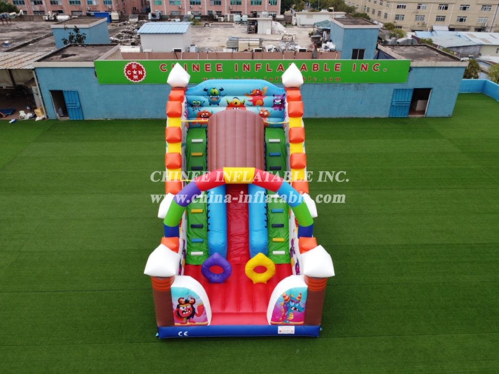 T8-1506 Monsters Slide Aliens Dry Slide