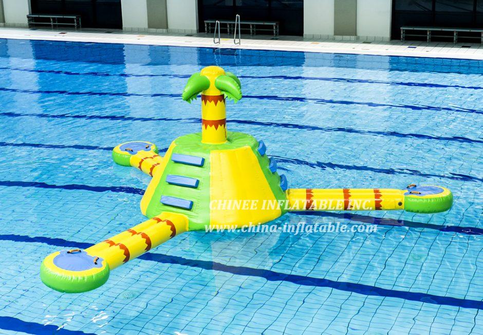 WG1-006 Jungle Theme Inflatable Floating Water Sport Park Game For Pool