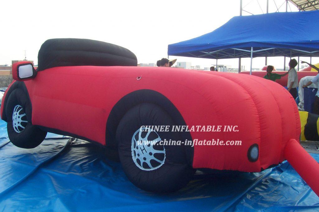 Cartoon2-028 Giant Red Car Inflatable Cartoons