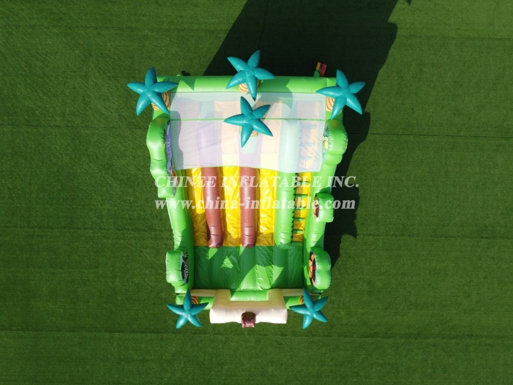 IS3-007 Jungle Themed Inflatable Slide Safari Park Jumping House