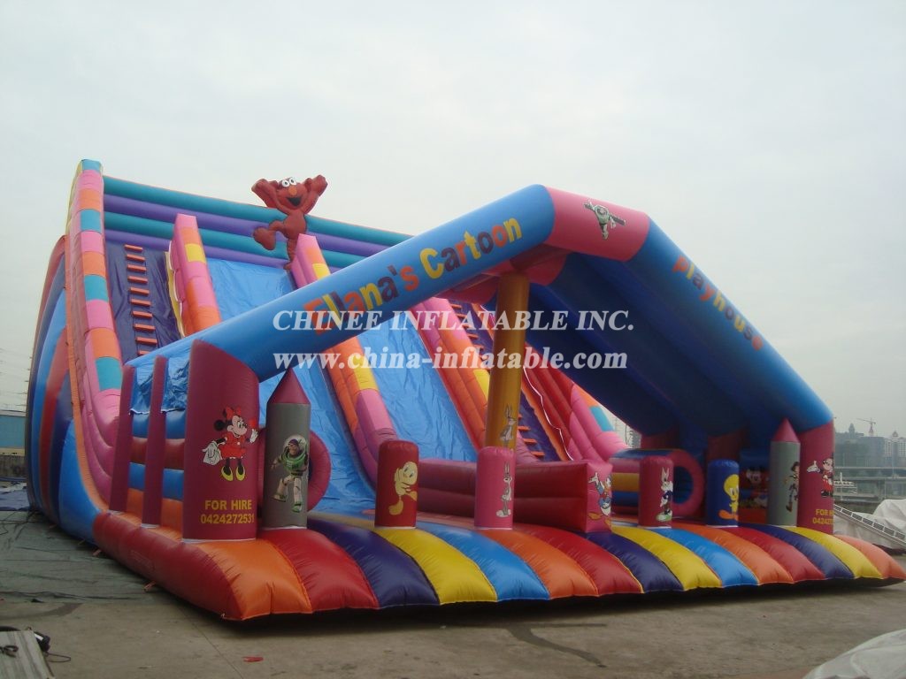 T8-3000 Disney Giant Inflatable Slide For Adults And Kids Toy Stories Obstacle Inflatable Slide