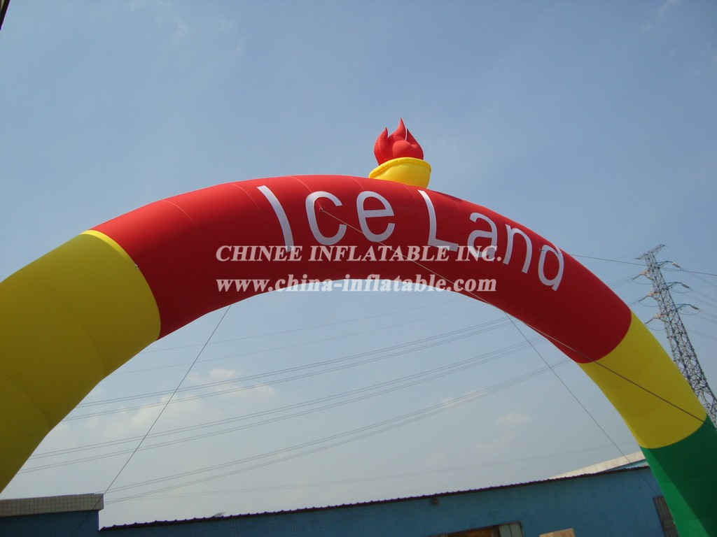 Arch1-123 Ice Land Inflatable Arches