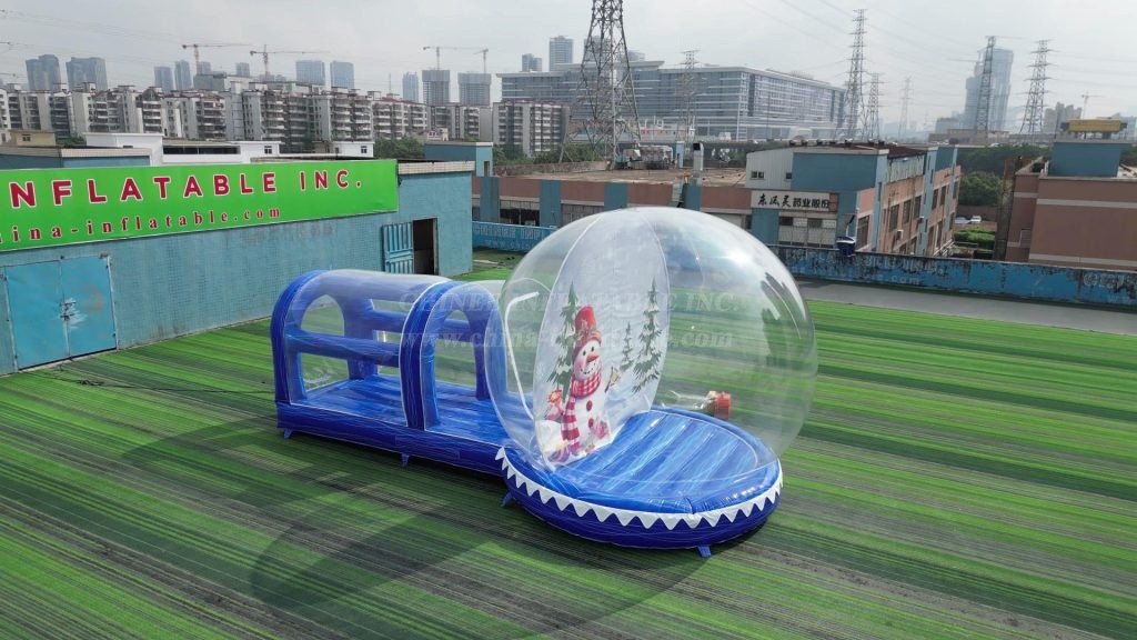 T2-4336 Christmas Snow Globe Bouncer