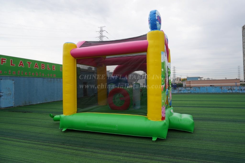 T2-4453 Peppa Pig Bouncy Castle With Slide