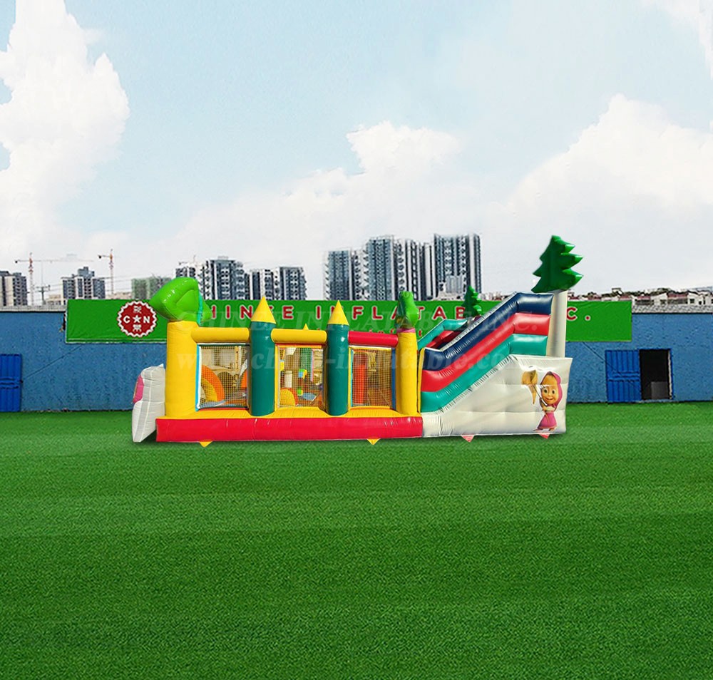 T6-846 Masha And The Bear Bouncy Castle