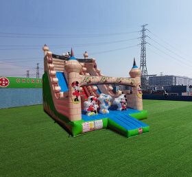 T8-4203 Disney Mickey Mouse Castle Inflatable Slide