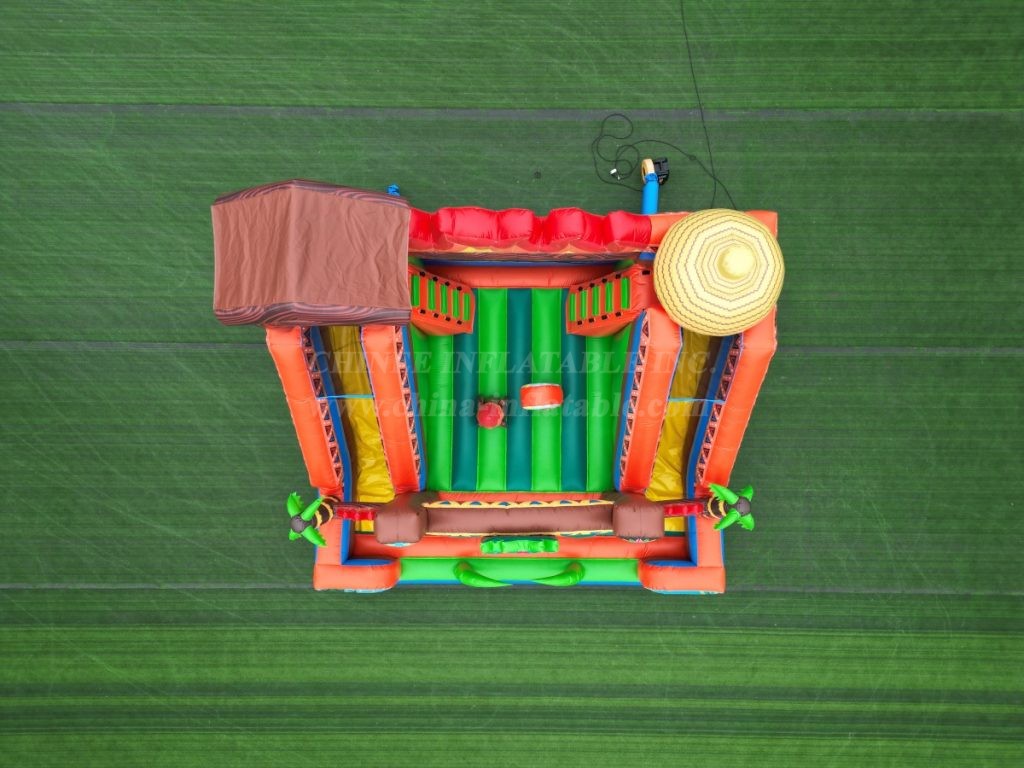 T2-4898 American Indian Bouncy Castle