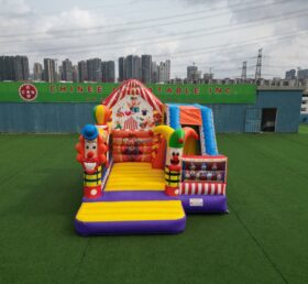 T2-4725 Circus Bouncy Castle With Slide