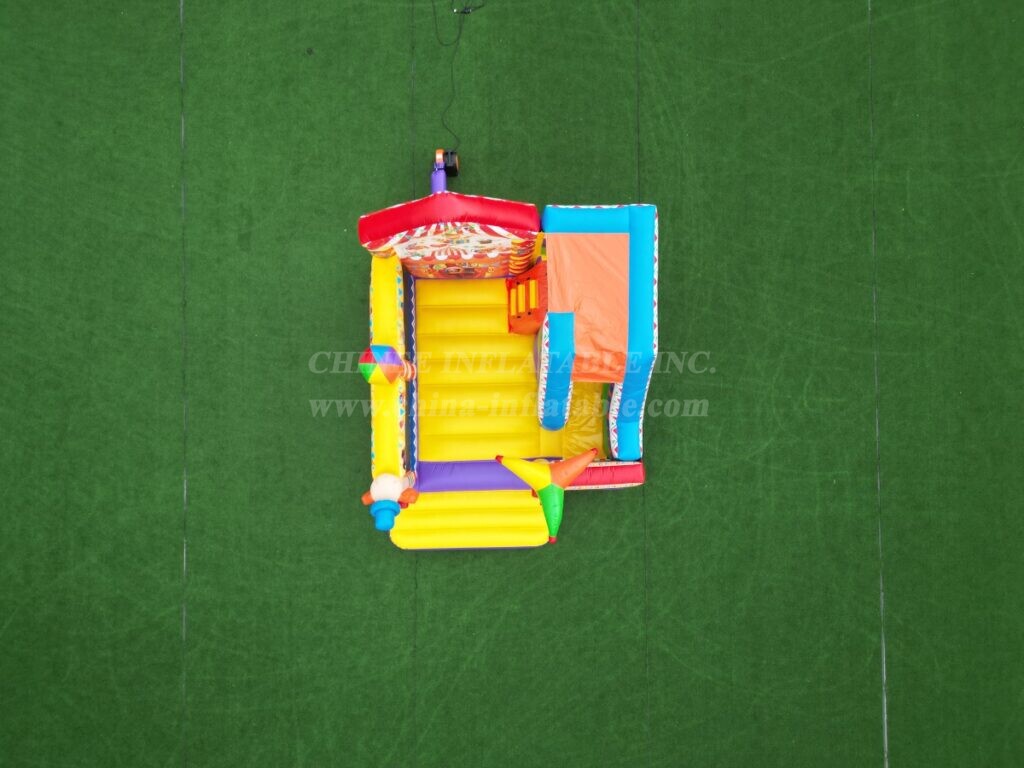 T2-4725 Circus Bouncy Castle With Slide
