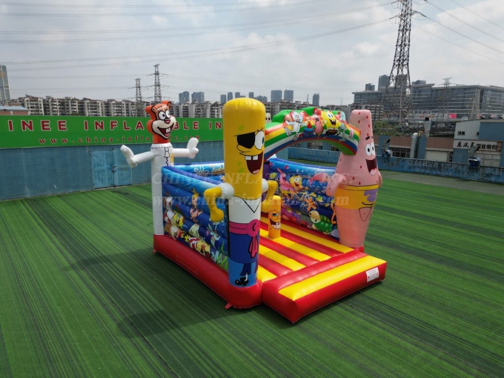 T2-4640 Spongebob Bouncy Castle