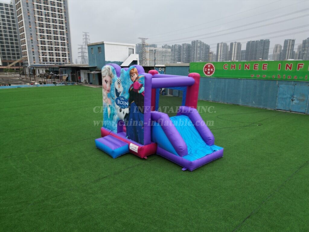 T2-4595 Disney Frozen Bouncy Castle With Slide