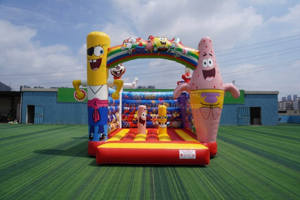 T2-4640 Spongebob Bouncy Castle