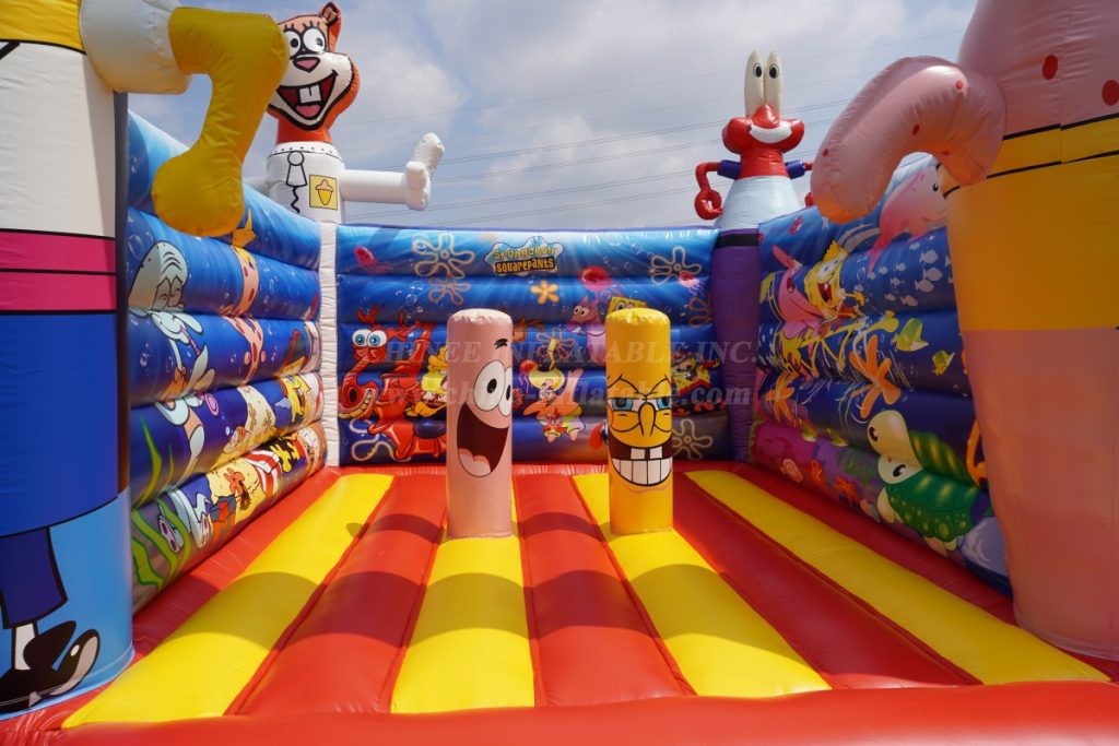 T2-4640 Spongebob Bouncy Castle