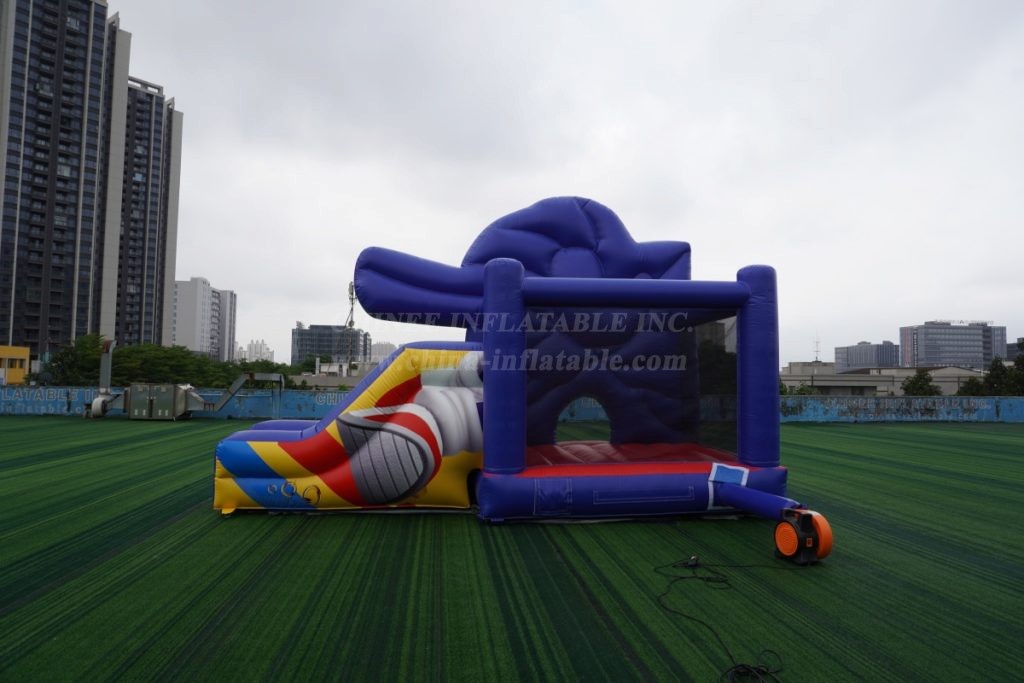 T2-4708 Sonic Bouncy Castle With Slide