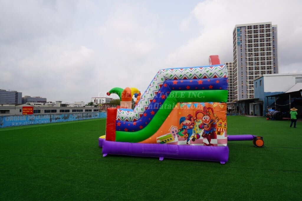 T2-4725 Circus Bouncy Castle With Slide