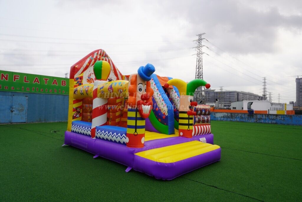 T2-4725 Circus Bouncy Castle With Slide