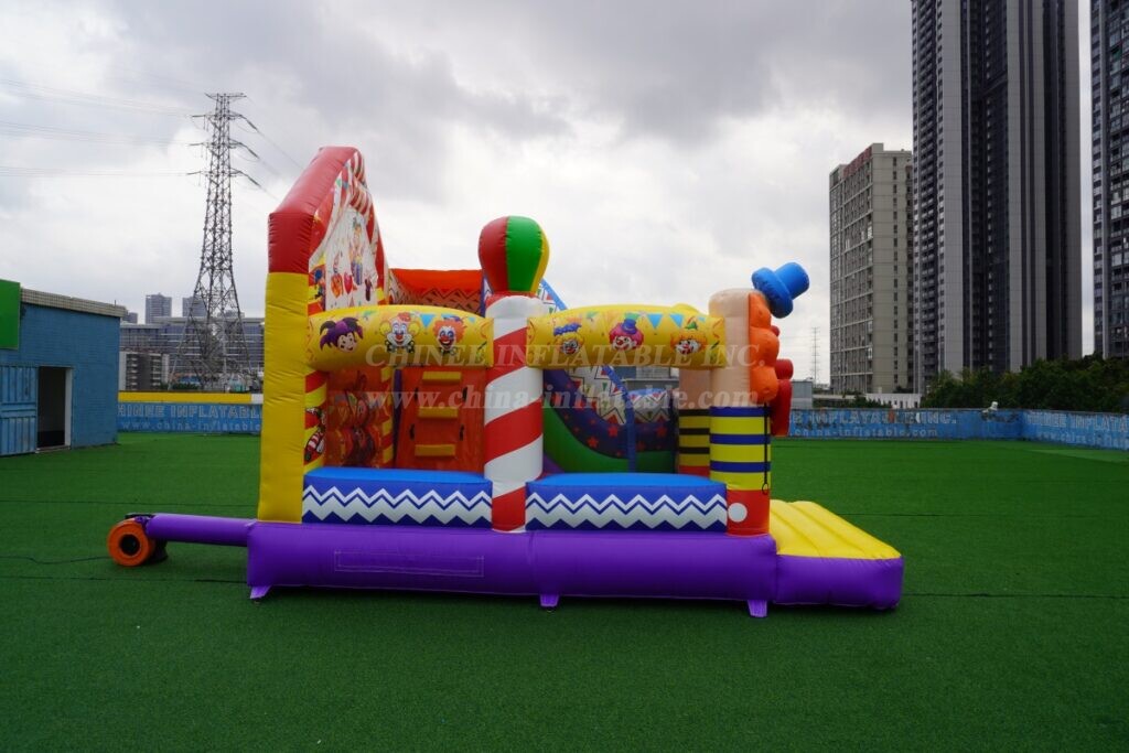 T2-4725 Circus Bouncy Castle With Slide