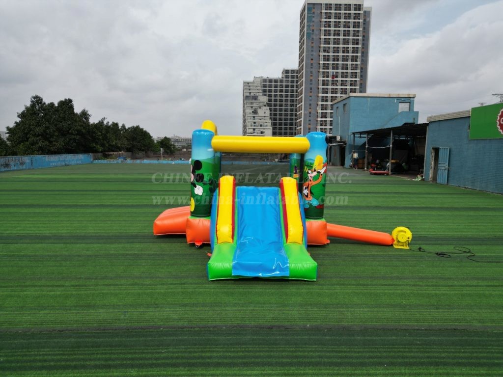 T2-4980 Disney Mickey Mouse Bounce House With Slide