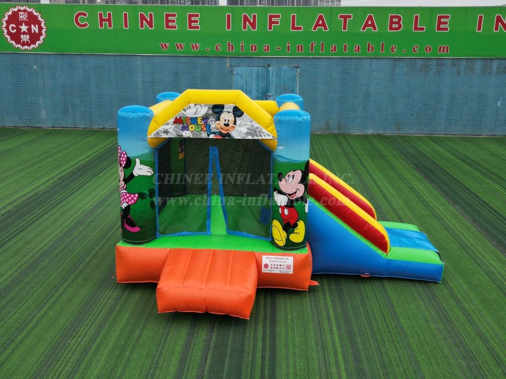 T2-4980 Disney Mickey Mouse Bounce House With Slide