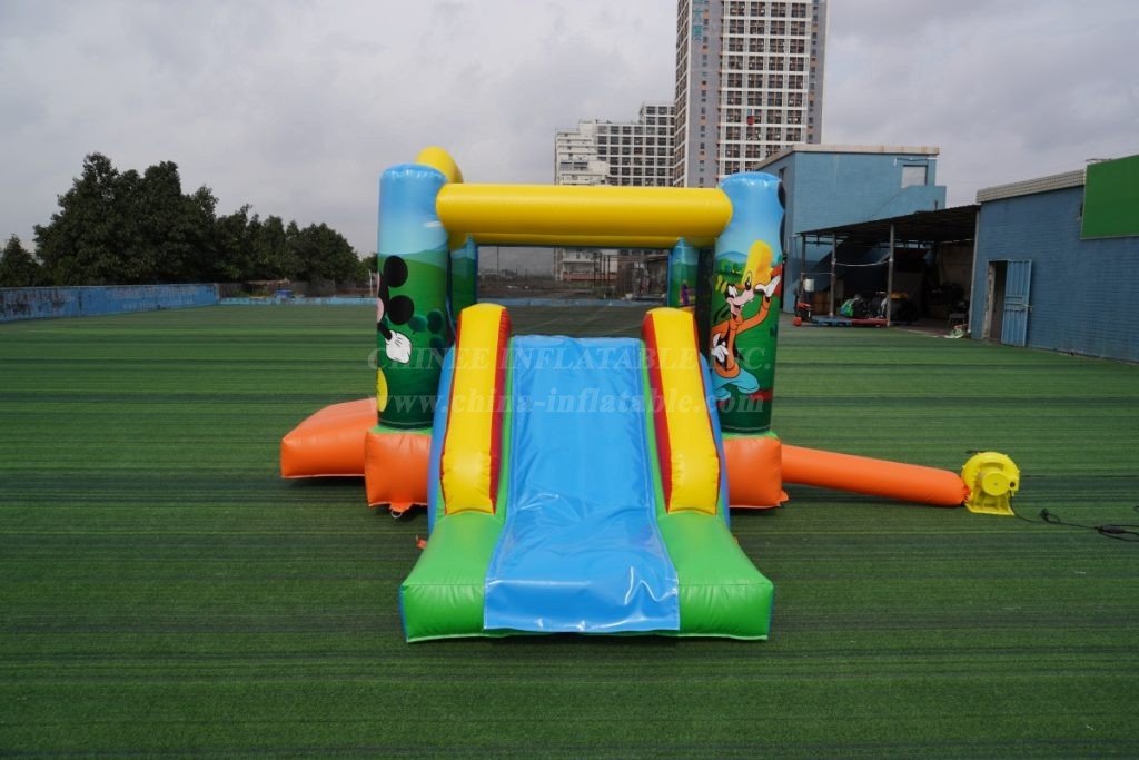 T2-4980 Disney Mickey Mouse Bounce House With Slide