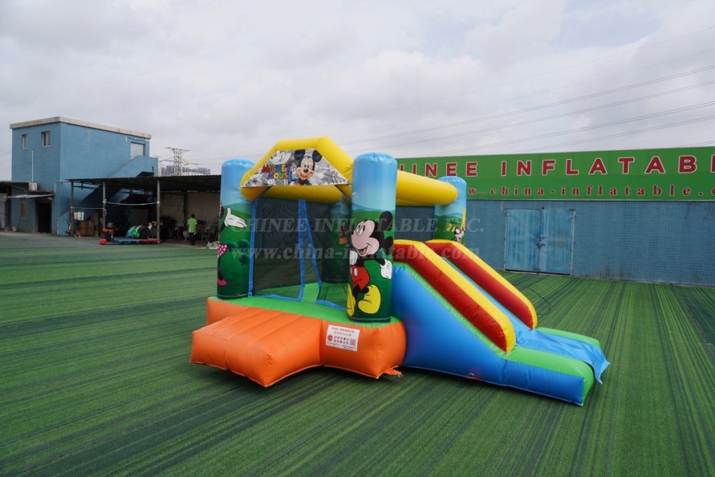 T2-4980 Disney Mickey Mouse Bounce House With Slide