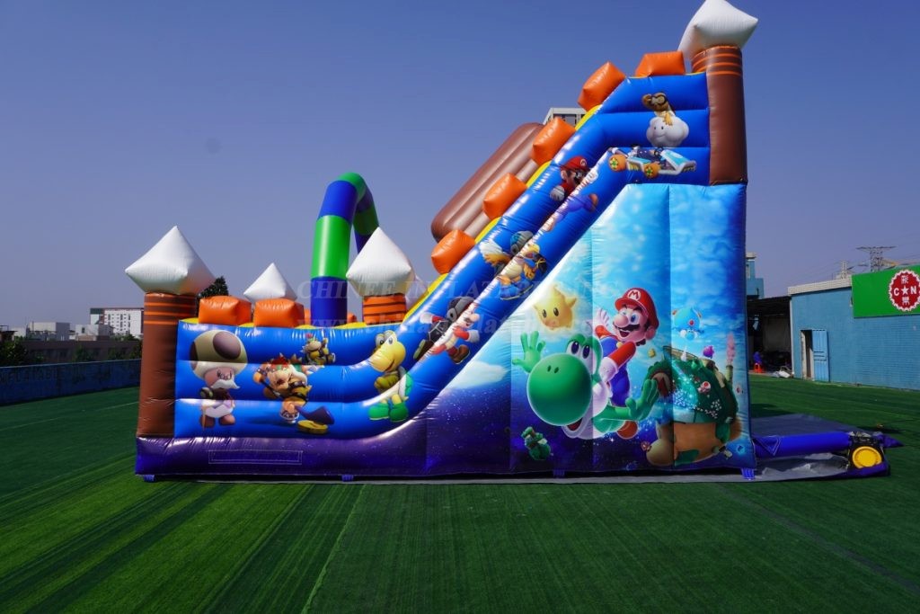 T8-1506D Super Mario Inflatable Slide