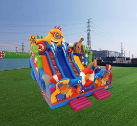 T6-1115 Minions theme inflatable park