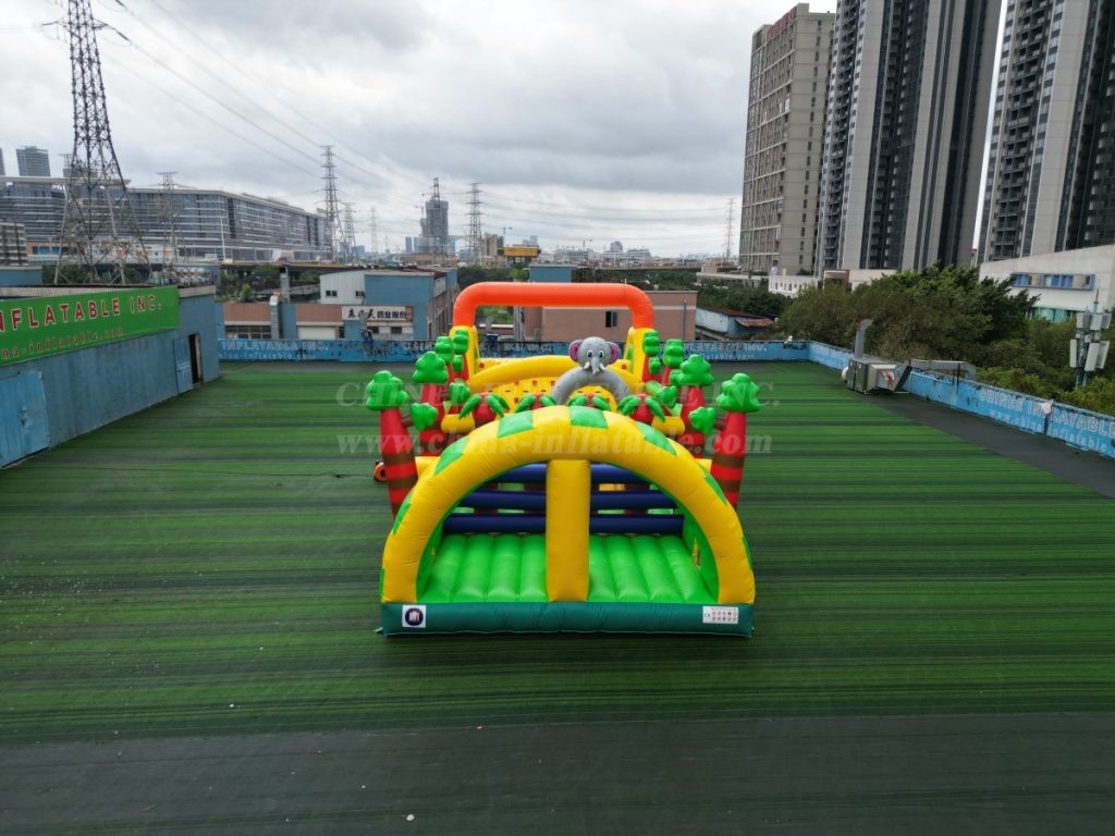 T7-1802 Animal Inflatable Obstacle Course