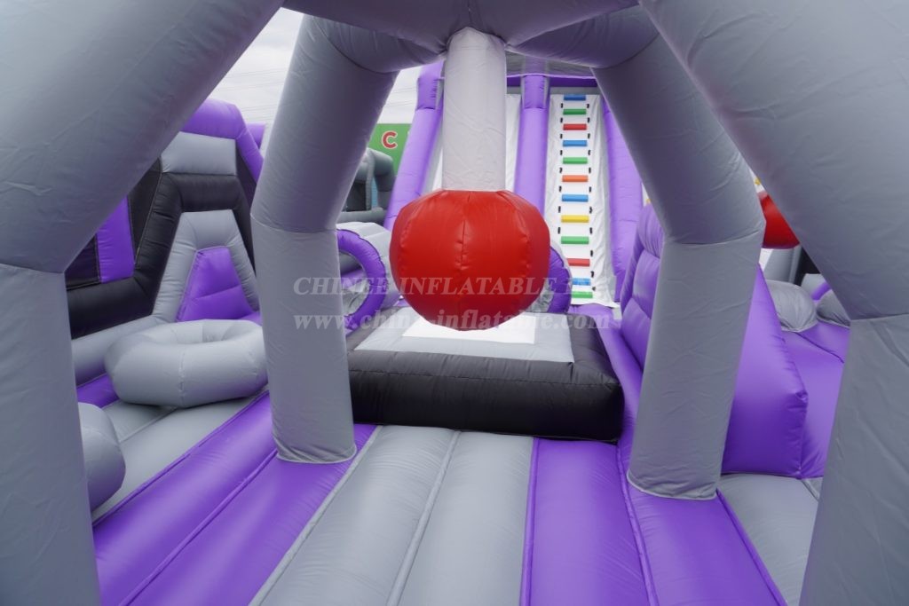 GF2-118 Commercial Inflatable Park with Slide & Climbing Wall