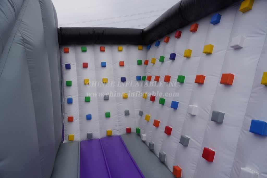 GF2-118 Commercial Inflatable Park with Slide & Climbing Wall
