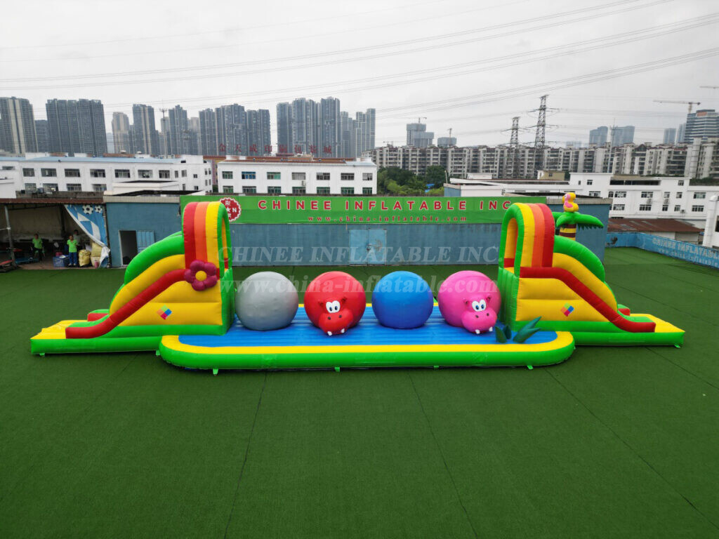 T11-4026 Hippo Theme Wipe Out Challenge