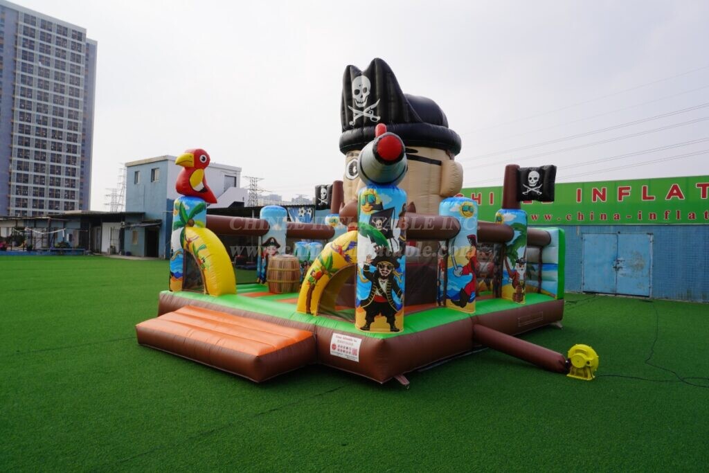 T2-7062 Pirate Inflatable Funland