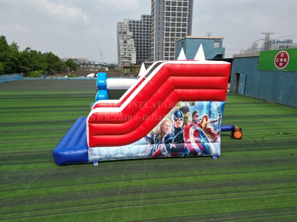 T2-8105B Marvel Super Hero Bouncy Caste With Slide