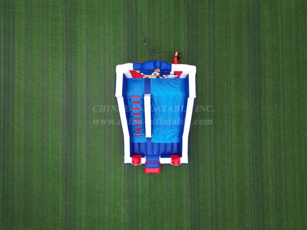 T8-108C Sonic Theme Inflatable Slide