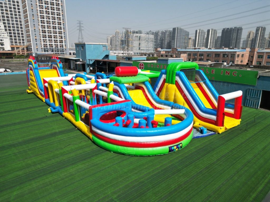 T7-1814C Colorful Inflatable Obstacle Course