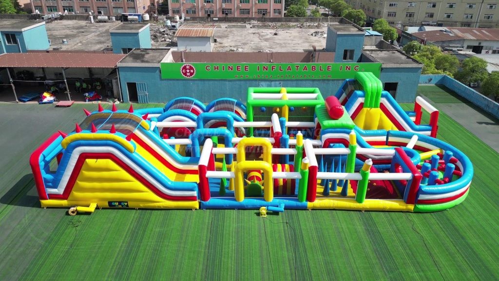 T7-1814C Colorful Inflatable Obstacle Course