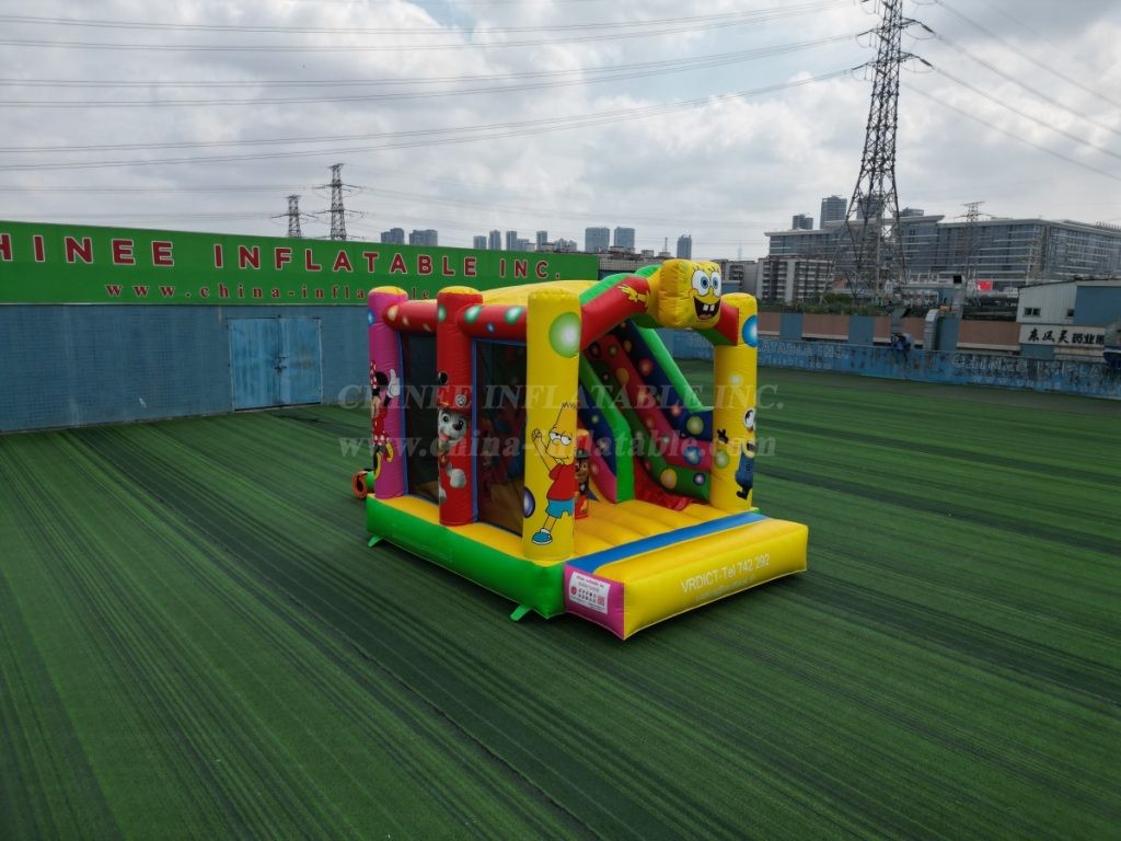 T2-8201 Cartoon Character Collection Inflatable Bounce House