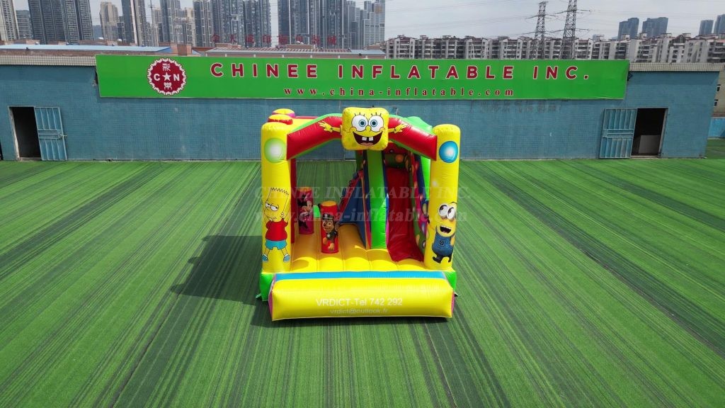 T2-8201 Cartoon Character Collection Inflatable Bounce House