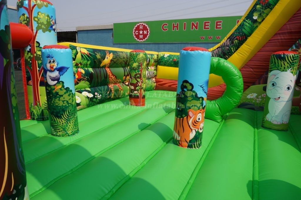 T2-4103F Jungle Theme Inflatable Set