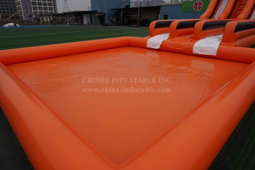 T8-4177B Halloween Pumpkin Slide & Pool