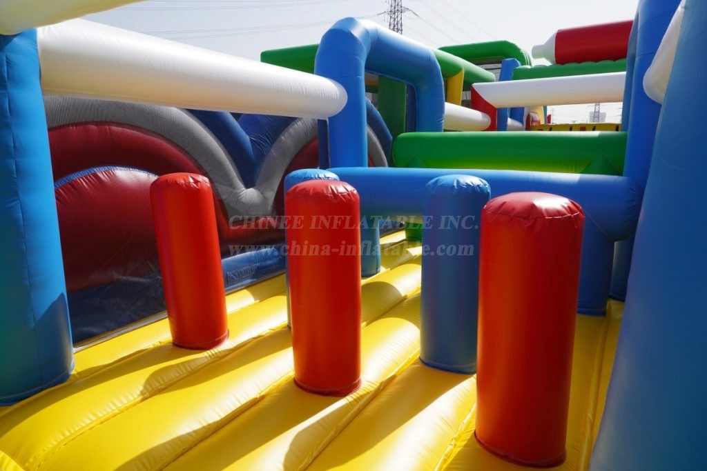 T7-1814C Colorful Inflatable Obstacle Course